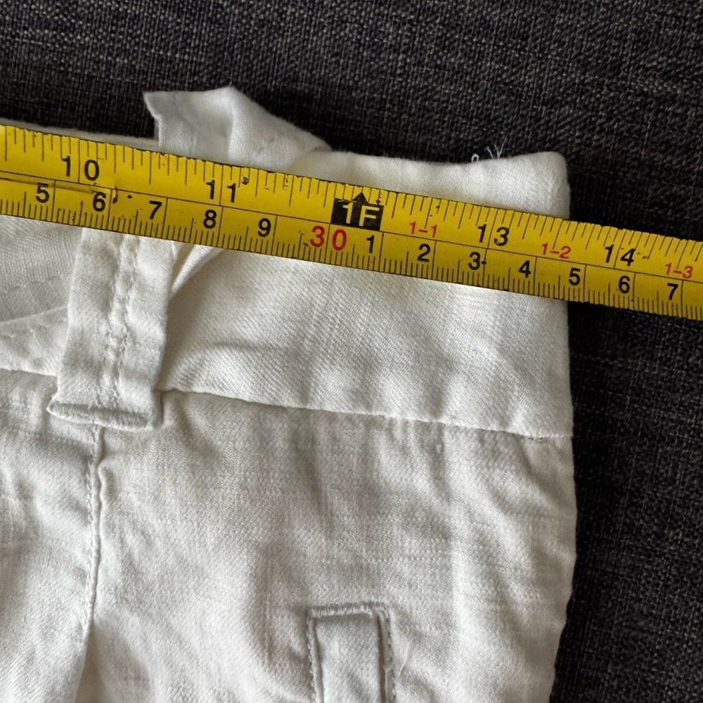 Anthropologie White Nias Trousers Pants By Ett Twa Size 0 - Picture 12 of 16